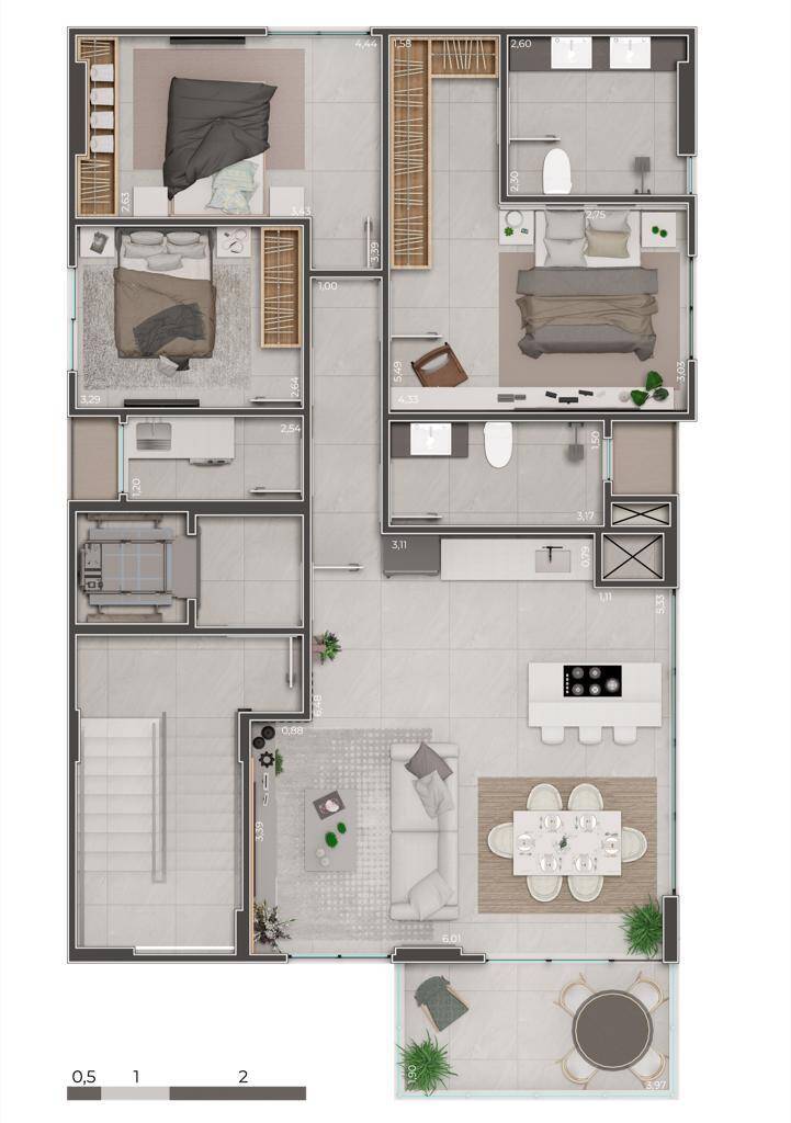 Apartamento, 3 quartos, 111 m² - Foto 19